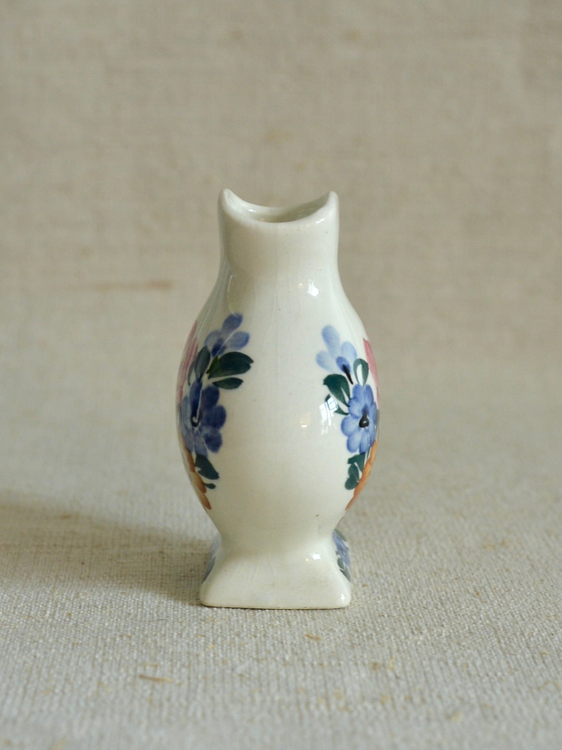 ヴィンテージ ヴウォツワヴェク陶器 フラワーベース