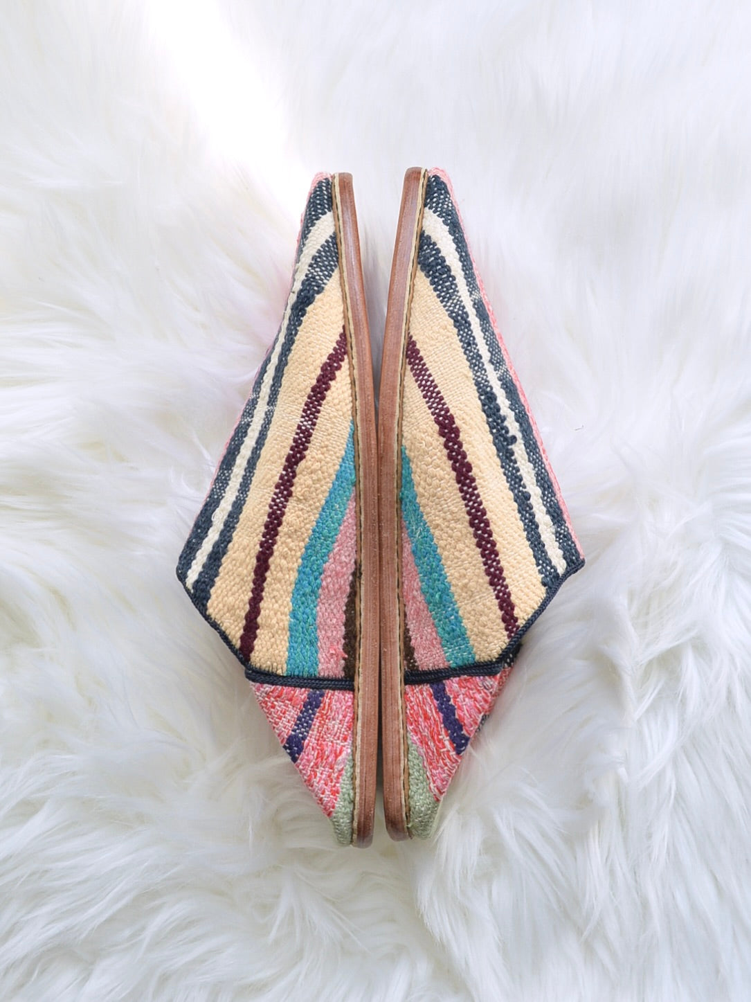 ヴィンテージHIKE 外履きバブーシュ(約24cm)