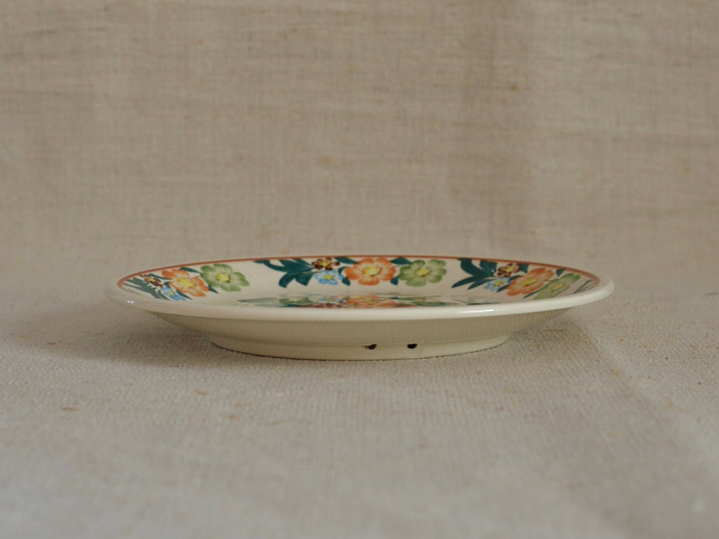 ヴィンテージ ヴウォツワヴェク陶器 プレート