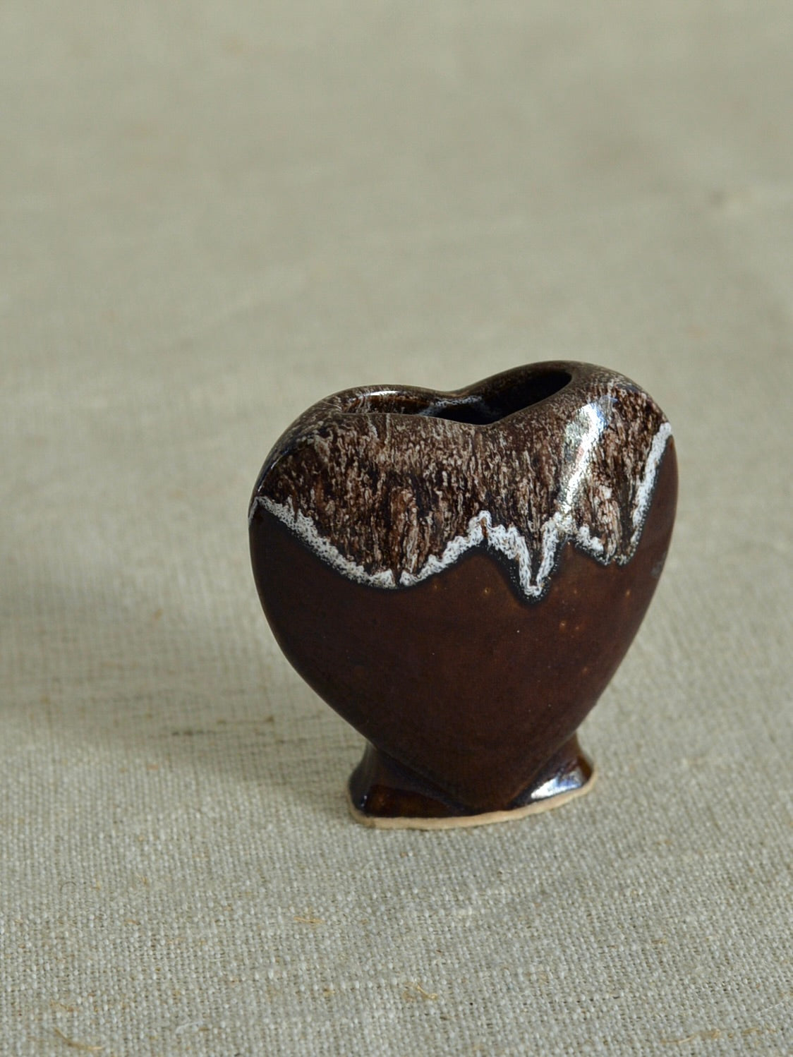 ヴィンテージ ハート フラワーベース