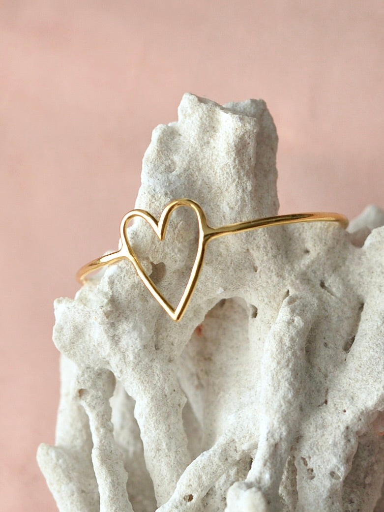 ハートラインバングル