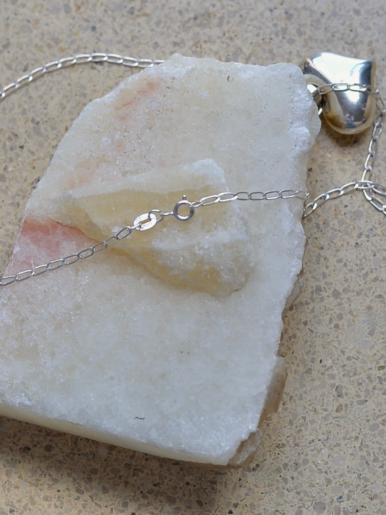 【1/22頃発送予定】Mexican Silver925 ハートネックレス