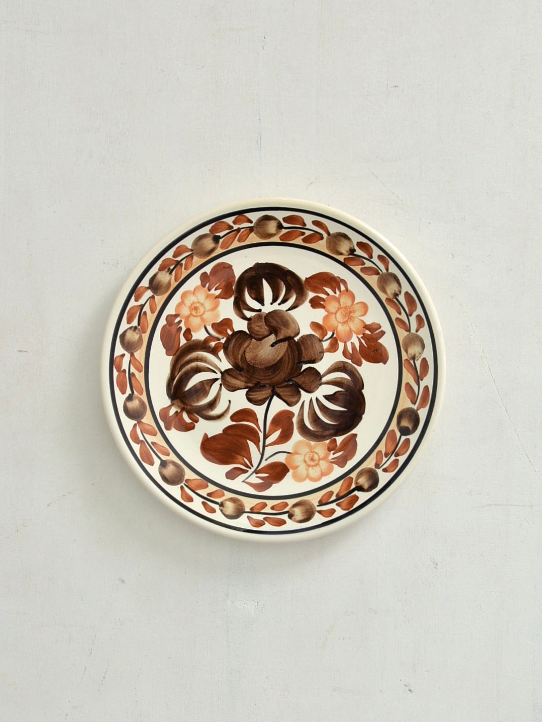 ヴィンテージ ヴウォツワヴェク陶器 プレート 小皿 壁掛け