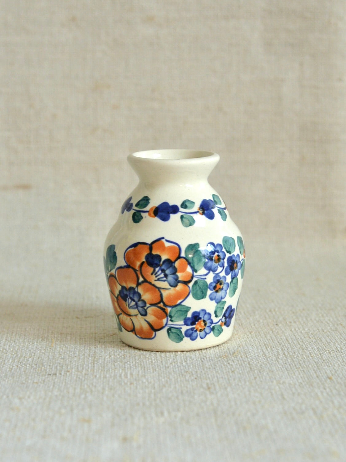 ヴィンテージ ヴウォツワヴェク陶器 ポット フラワーベース