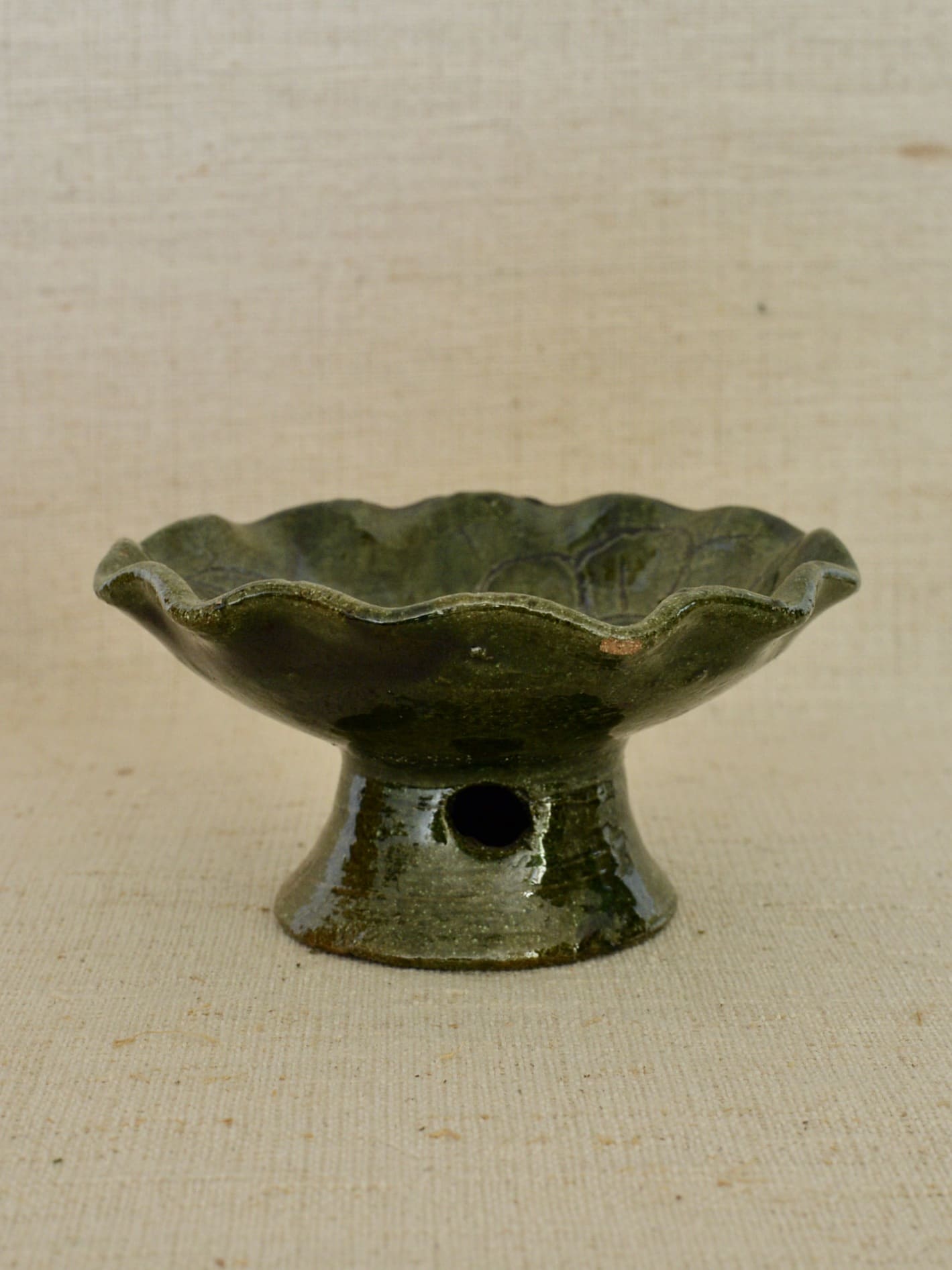 メキシコ 陶器 グリーン