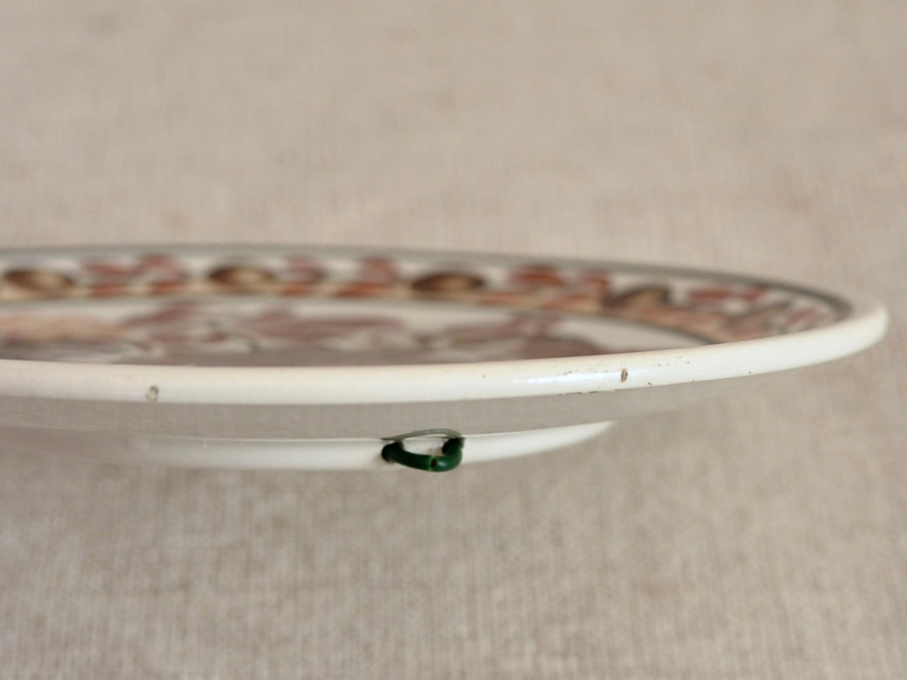 ヴィンテージ ヴウォツワヴェク陶器 プレート 小皿 壁掛け