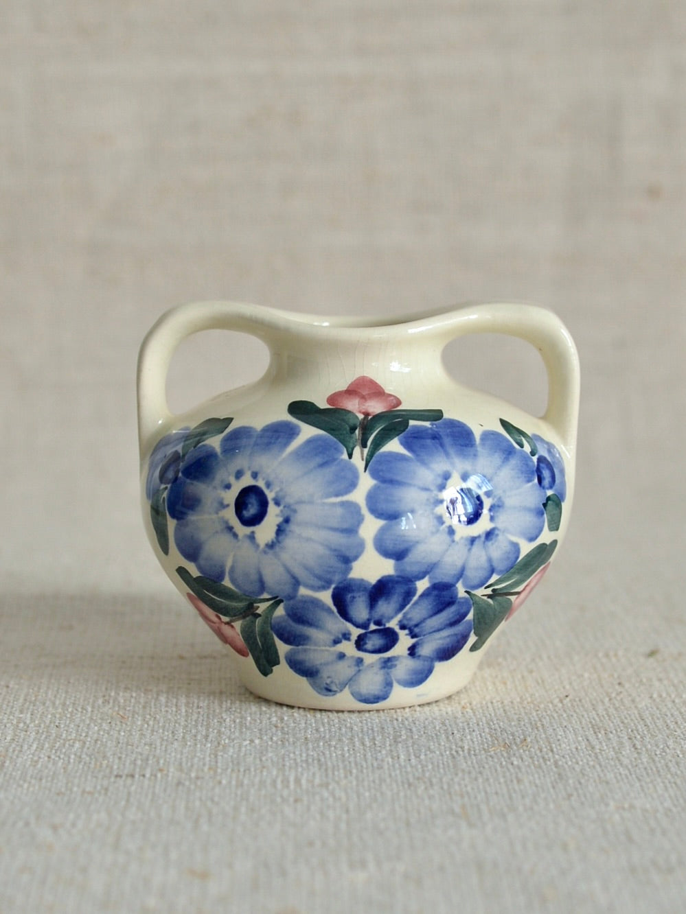 ヴィンテージ ヴウォツワヴェク陶器 フラワーベース