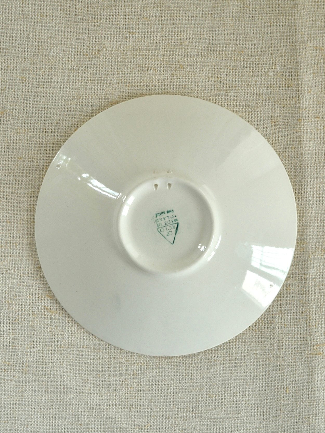 ヴィンテージ ヴウォツワヴェク陶器 中深皿 壁掛け