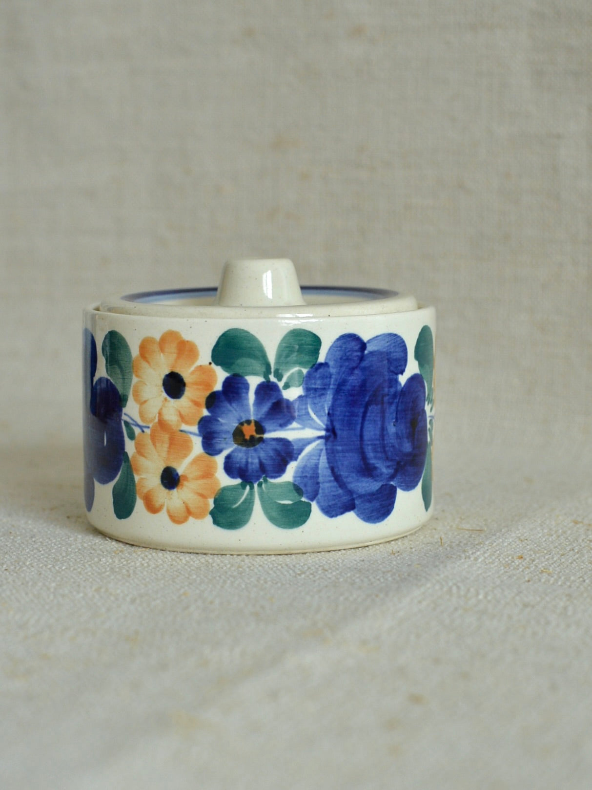 ヴィンテージ ヴウォツワヴェク陶器 シュガーポット