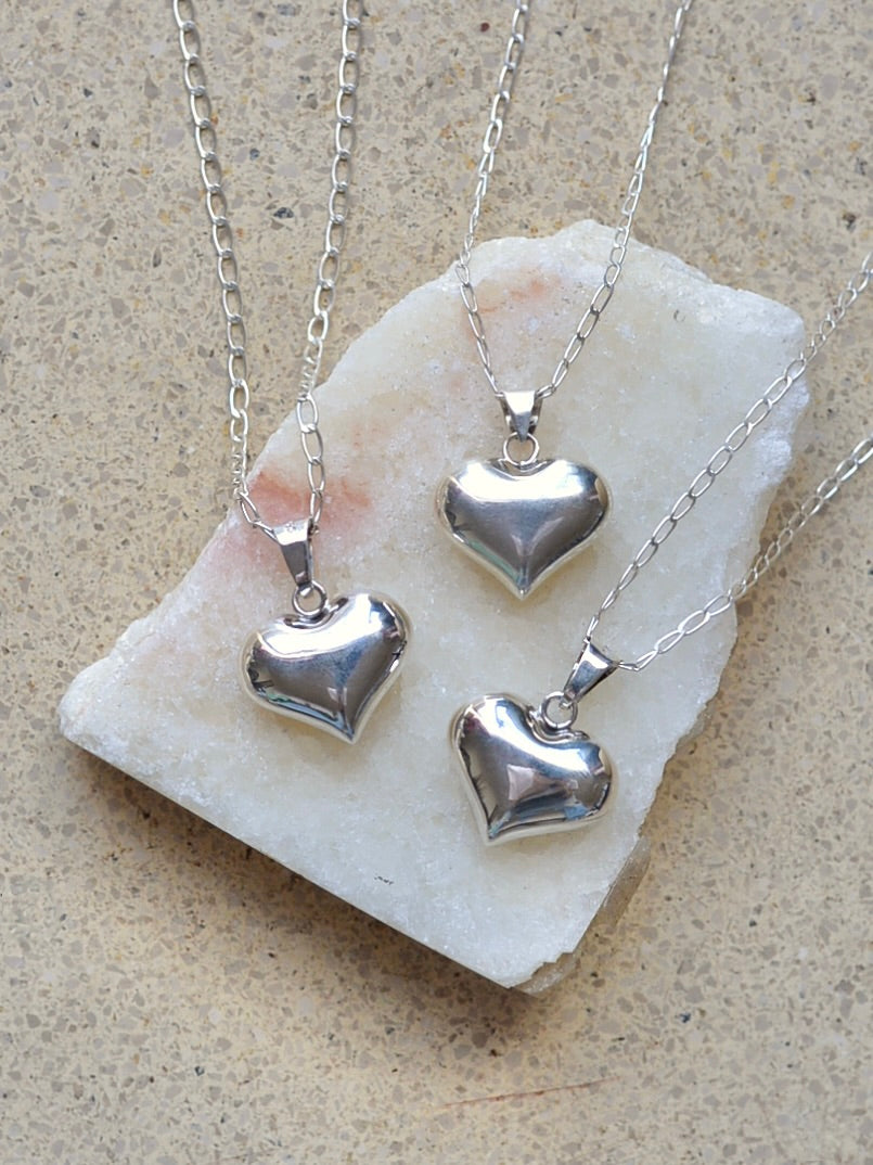 【1/22頃発送予定】Mexican Silver925 ハートネックレス