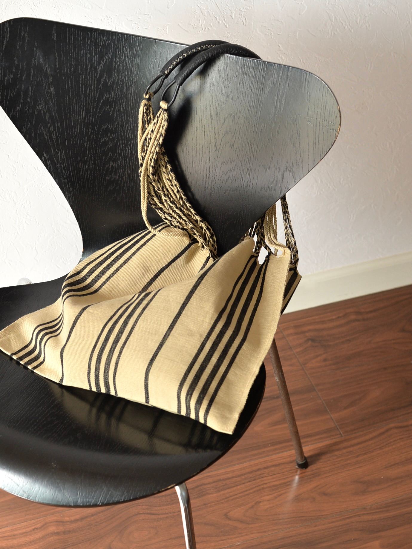 メキシコ ハンモックバッグ レザーハンドル