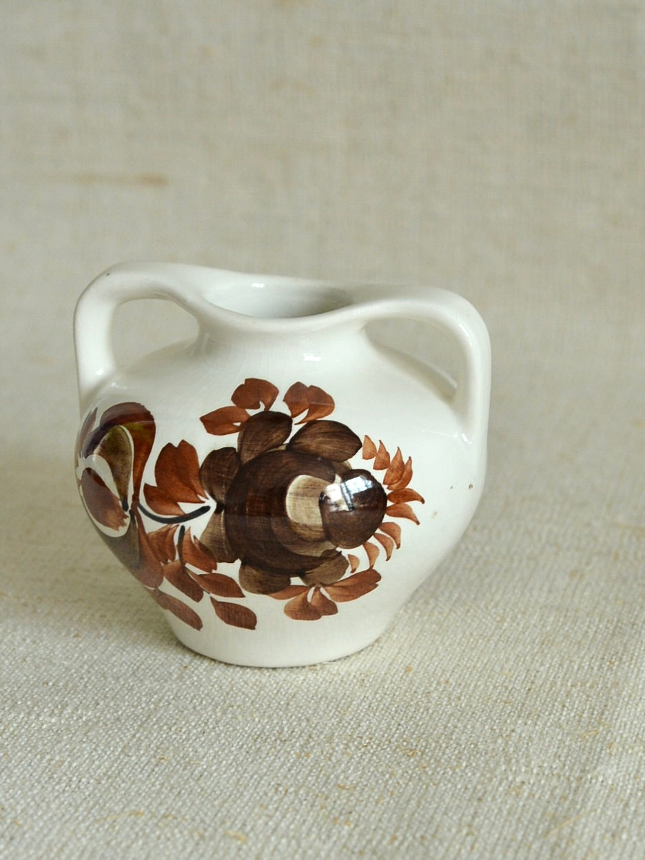 ヴィンテージ ヴウォツワヴェク陶器 フラワーベース