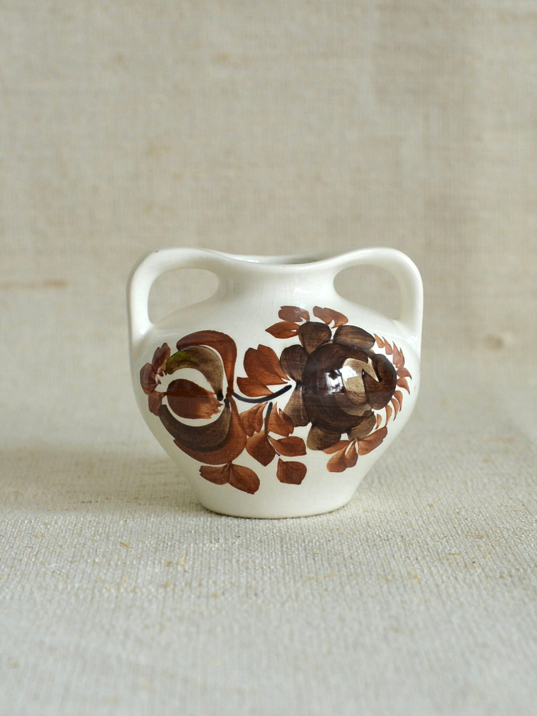 ヴィンテージ ヴウォツワヴェク陶器 フラワーベース