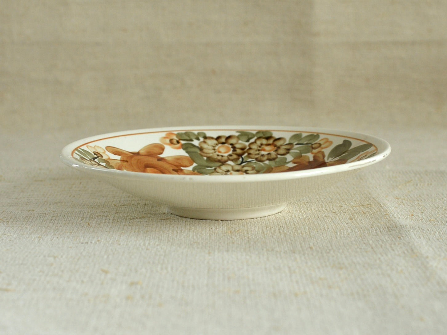 ヴィンテージ ヴウォツワヴェク陶器 中深皿 壁掛け