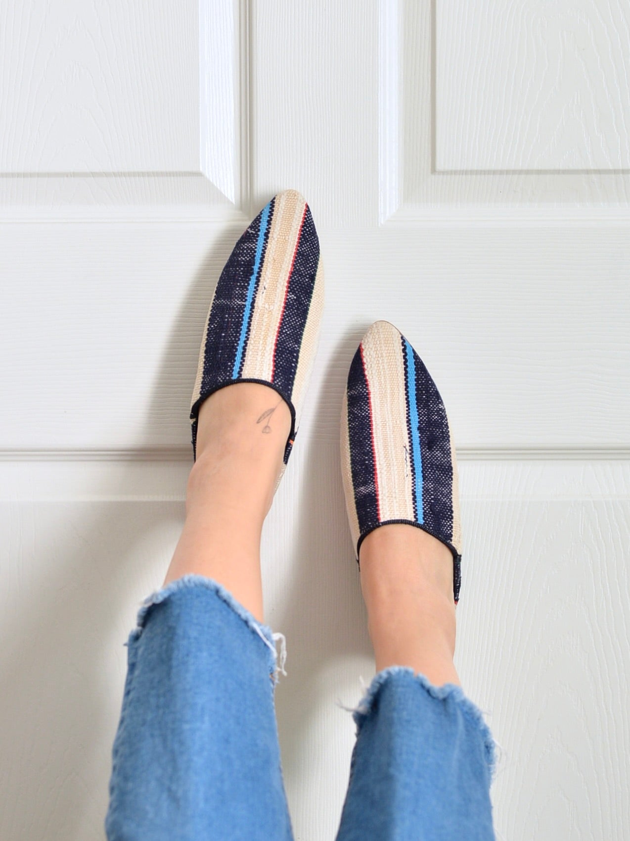 ヴィンテージHIKE 外履きバブーシュ(約23.5~24cm)