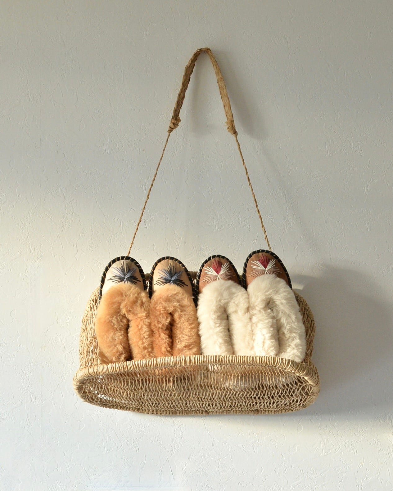 メキシコ ハンギングバスケット 壁掛けかご ラック L