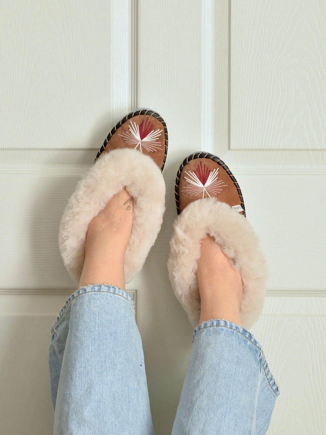 シープスキン ルームシューズ
