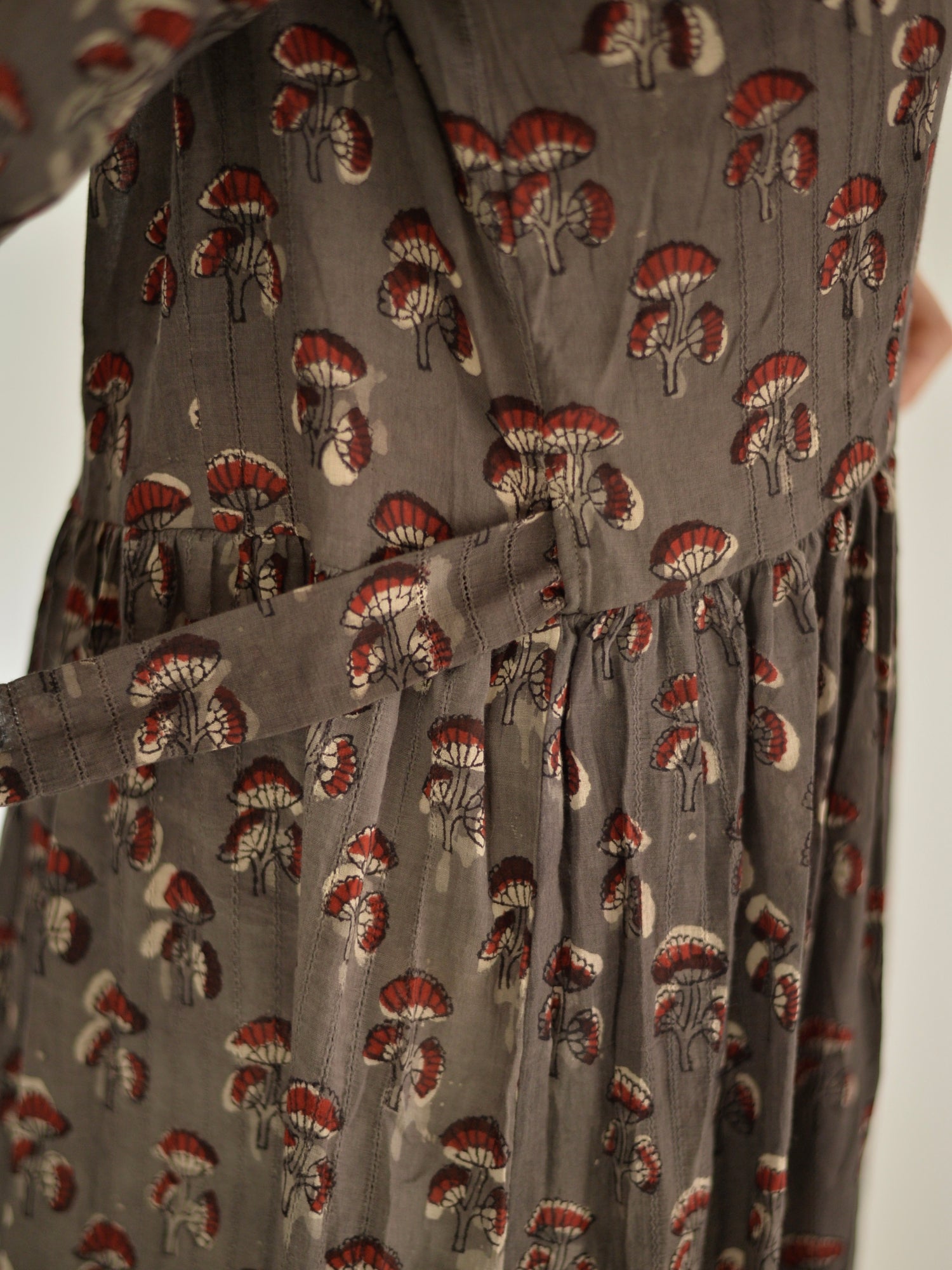 カシュクール ワンピース アジュラック ブロックプリント カシーシュ