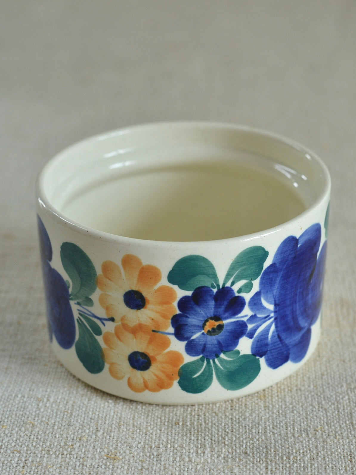 ヴィンテージ ヴウォツワヴェク陶器 シュガーポット