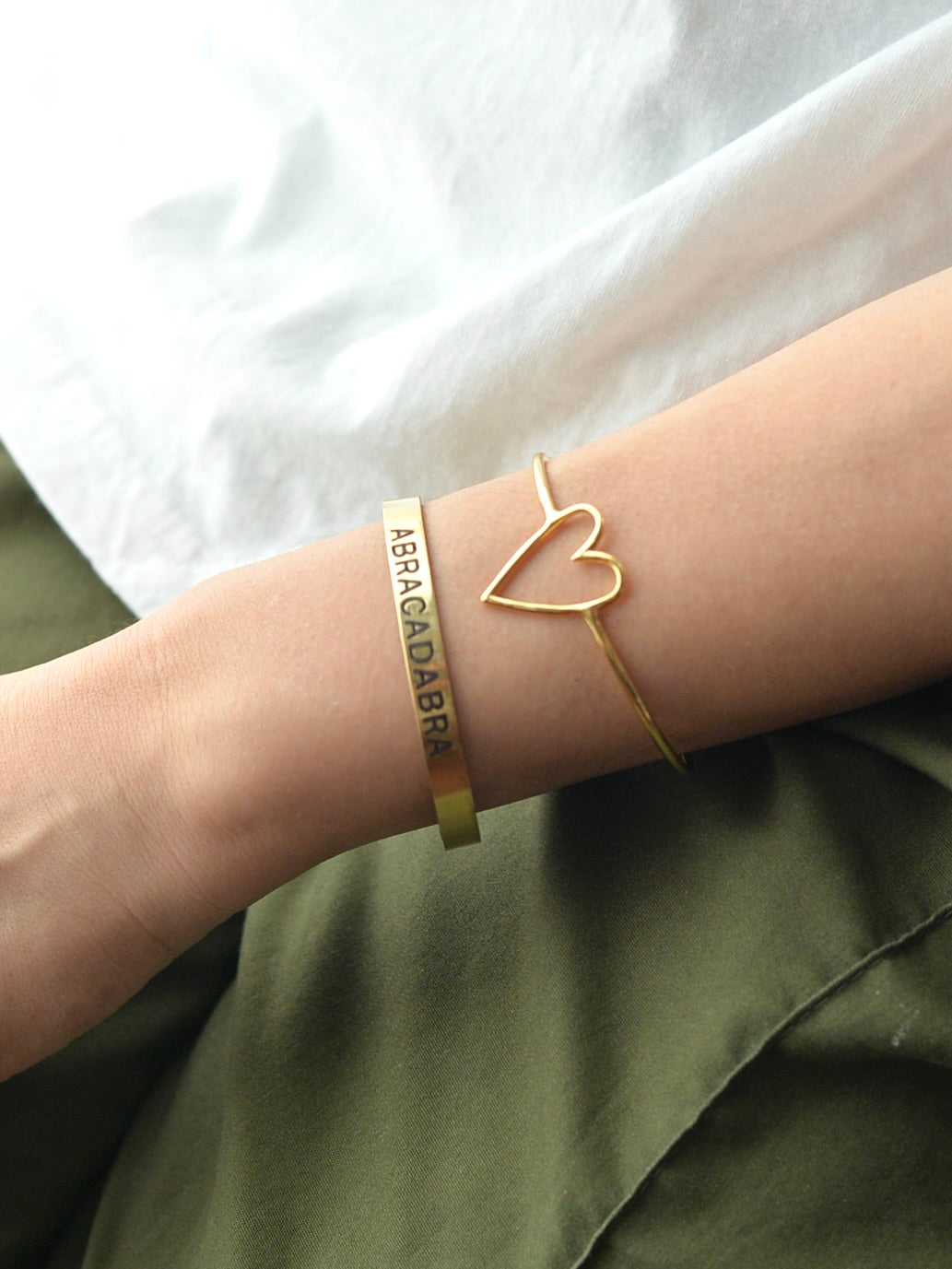 ハートラインバングル