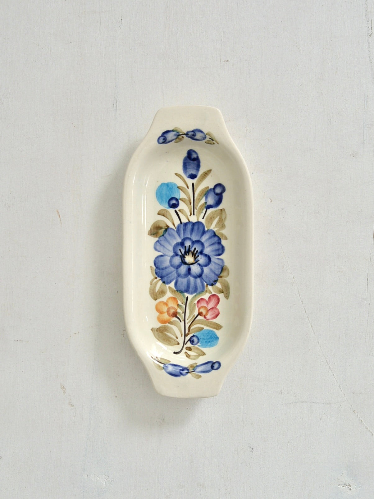 ヴィンテージ ヴウォツワヴェク陶器 プレート 小皿