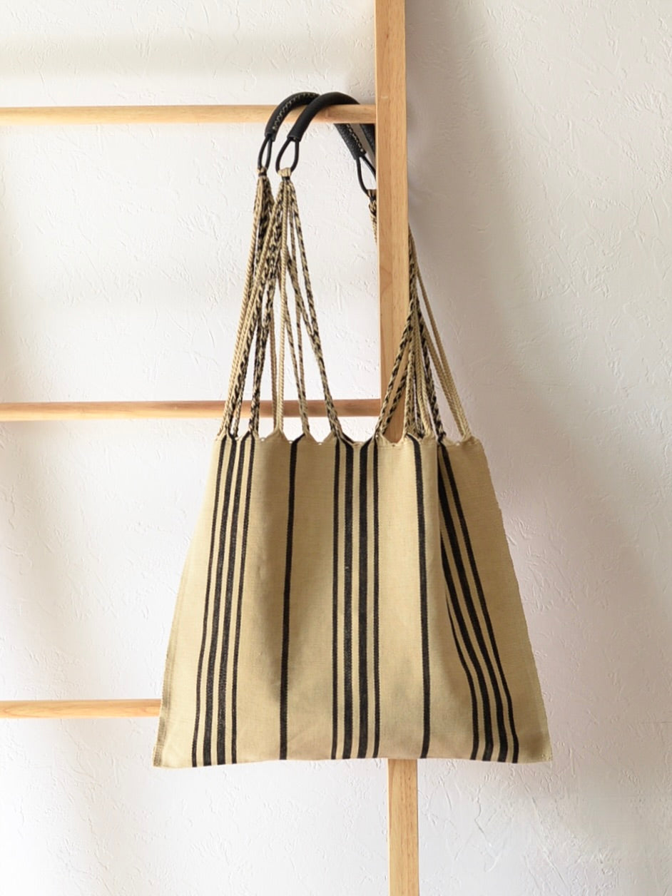 メキシコ ハンモックバッグ レザーハンドル