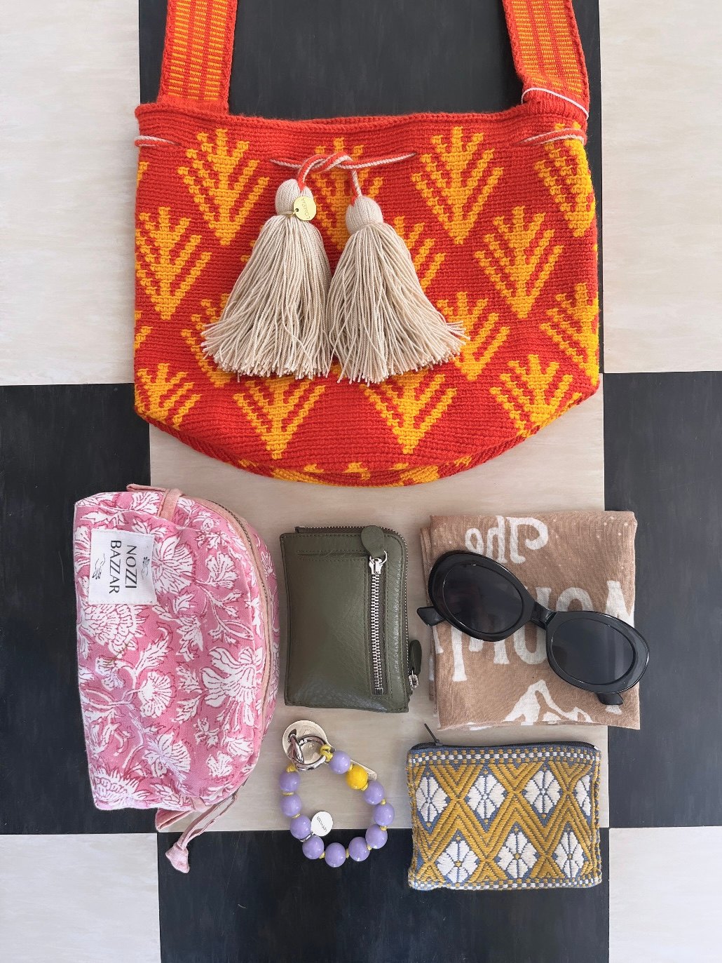 コロンビアのモチーラ ワユーバッグ