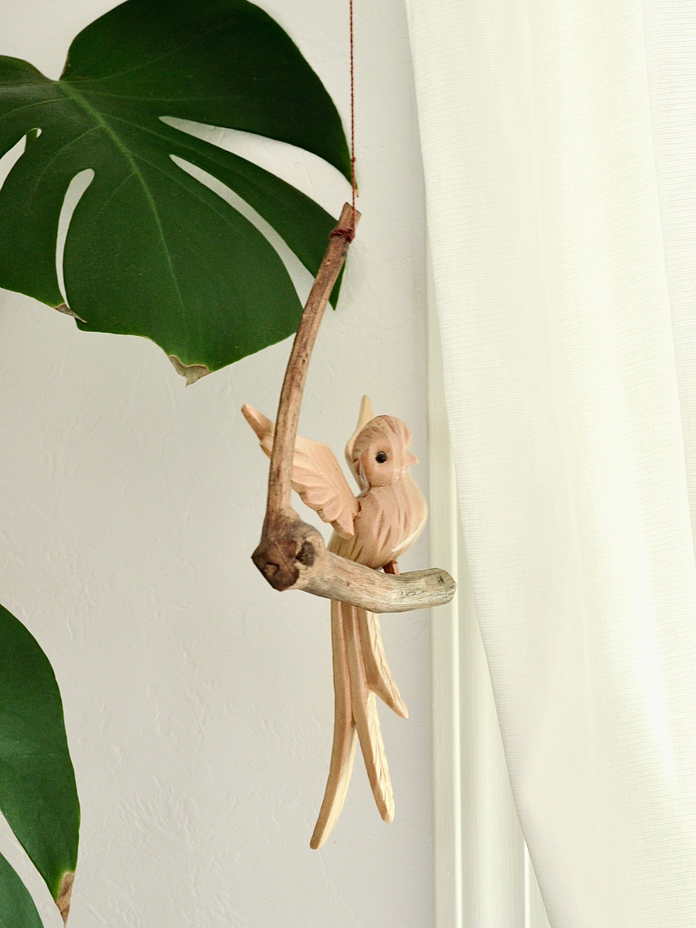 グアテマラ ケツァール ウッドオーナメント