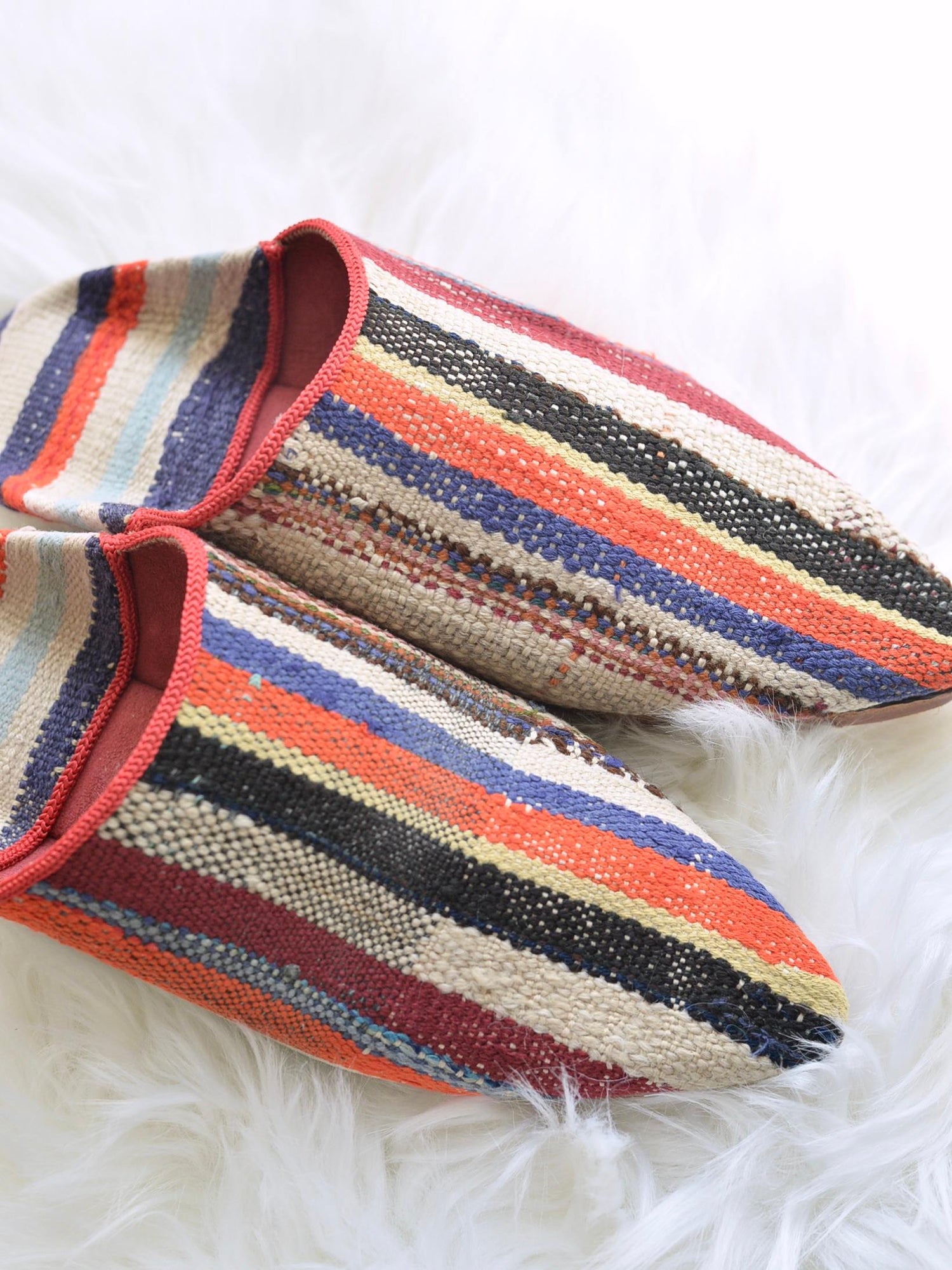 ヴィンテージHIKE 外履きバブーシュ(約23.5~24cm)