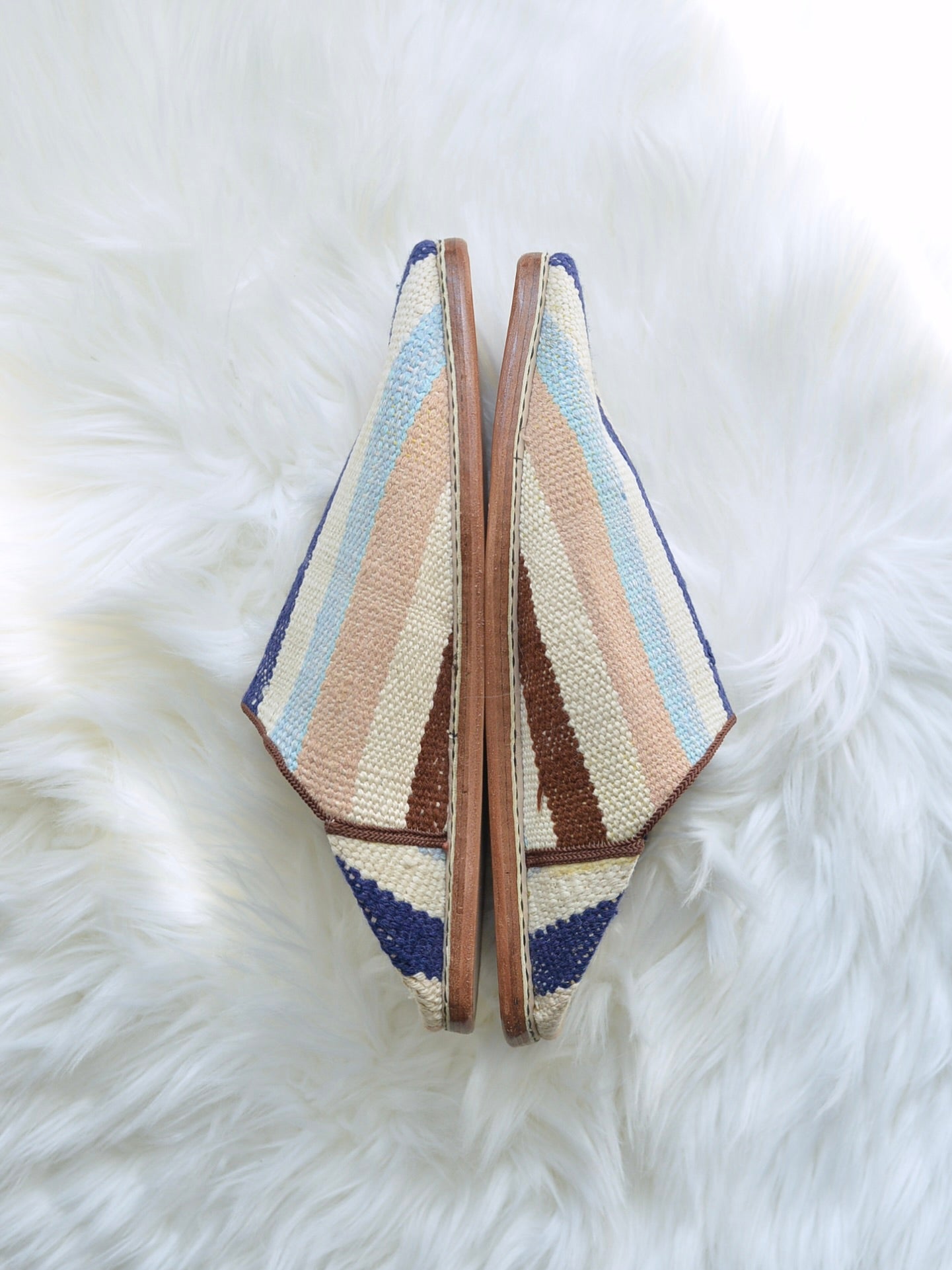 ヴィンテージHIKE 外履きバブーシュ(約23.5~24cm)