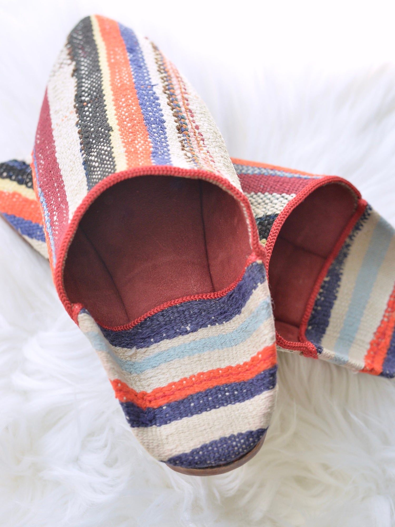 ヴィンテージHIKE 外履きバブーシュ(約23.5~24cm)