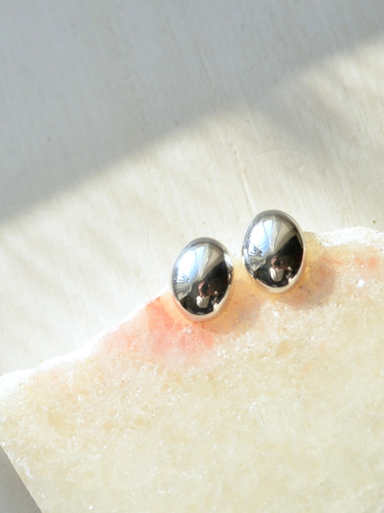 Mexican Silver925 オーバルピアス