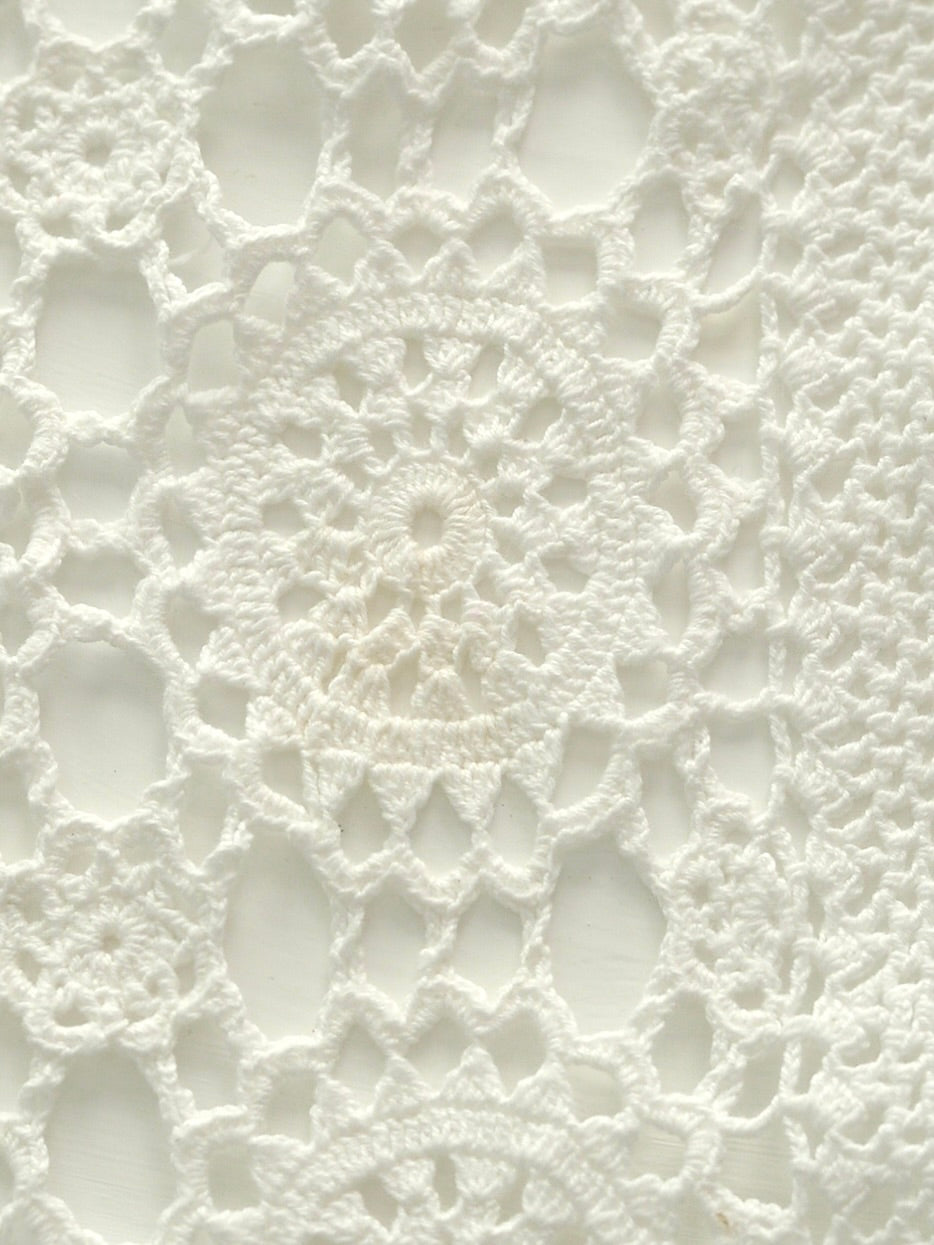 クロシェ レース テーブルセンター