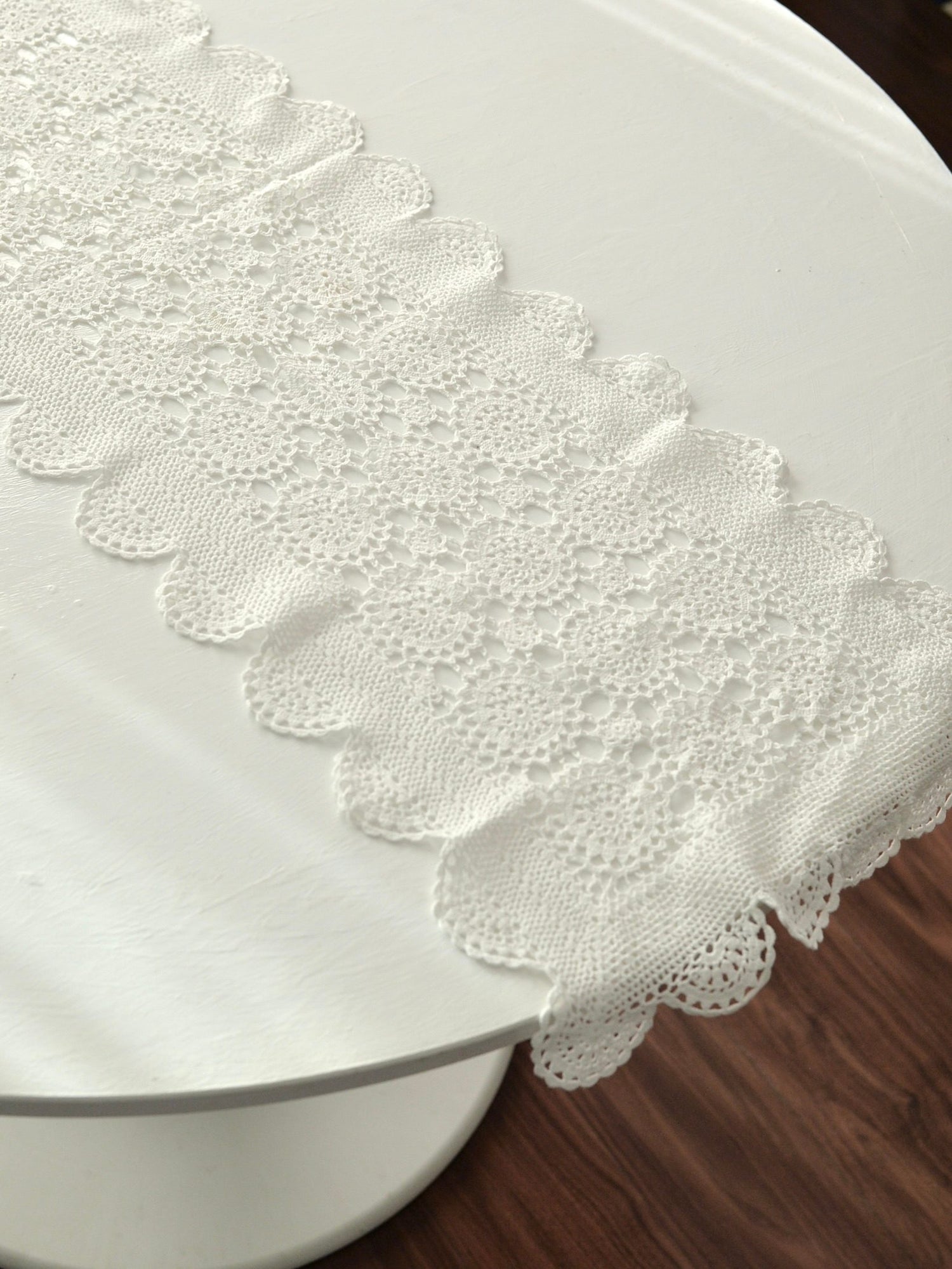 クロシェ レース テーブルセンター