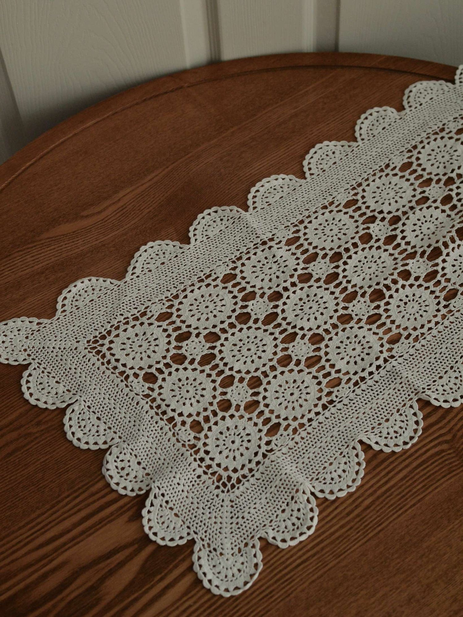 クロシェ レース テーブルセンター