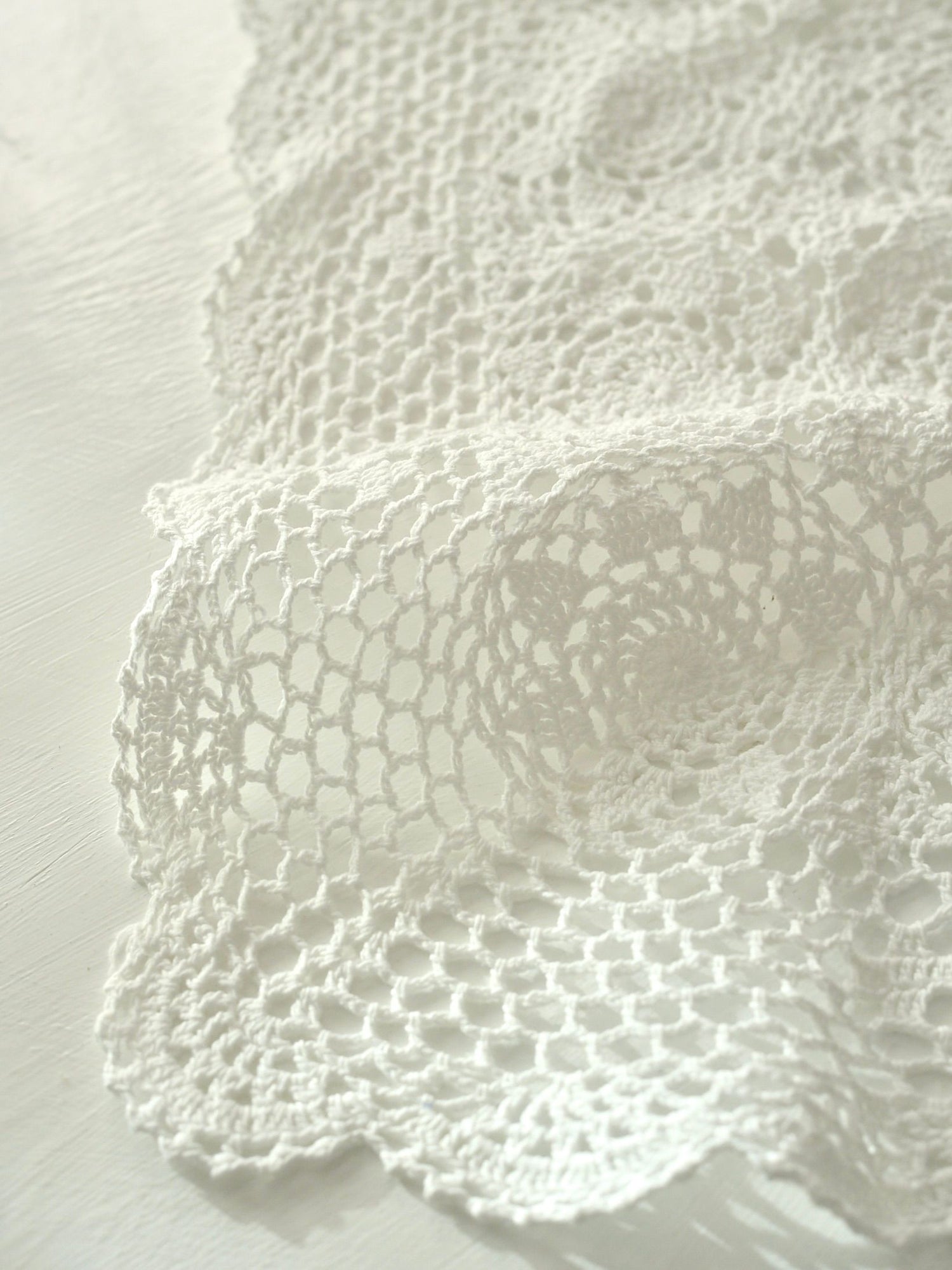 クロシェ レース テーブルセンター