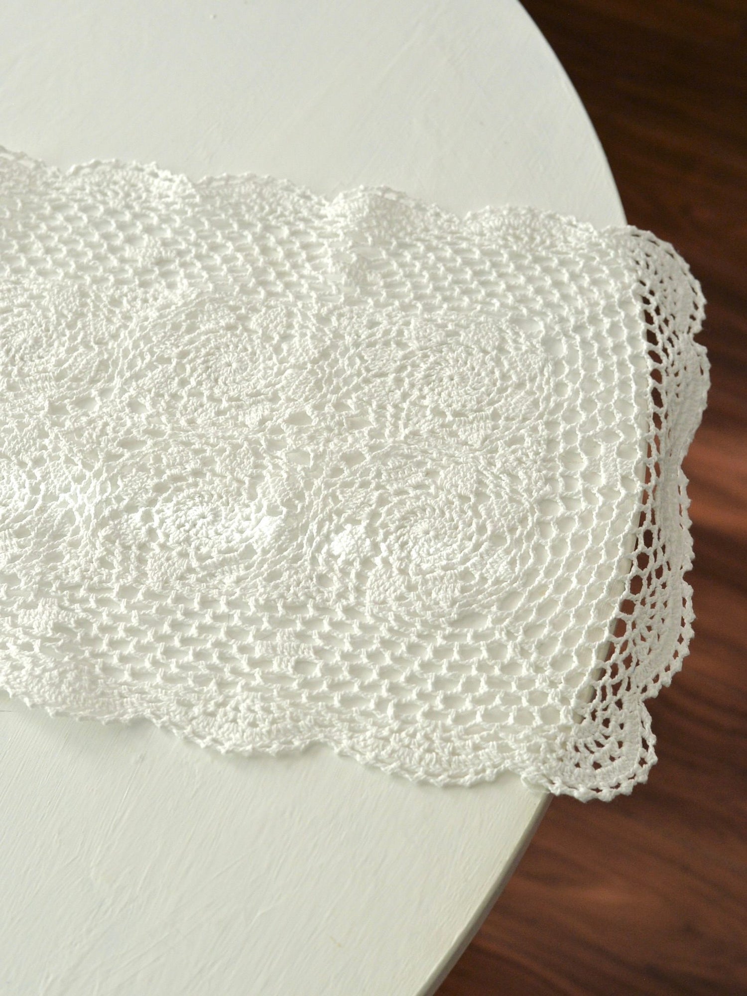 クロシェ レース テーブルセンター