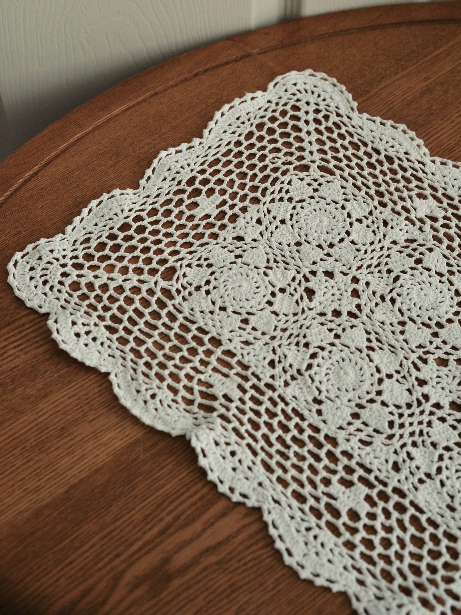 クロシェ レース テーブルセンター