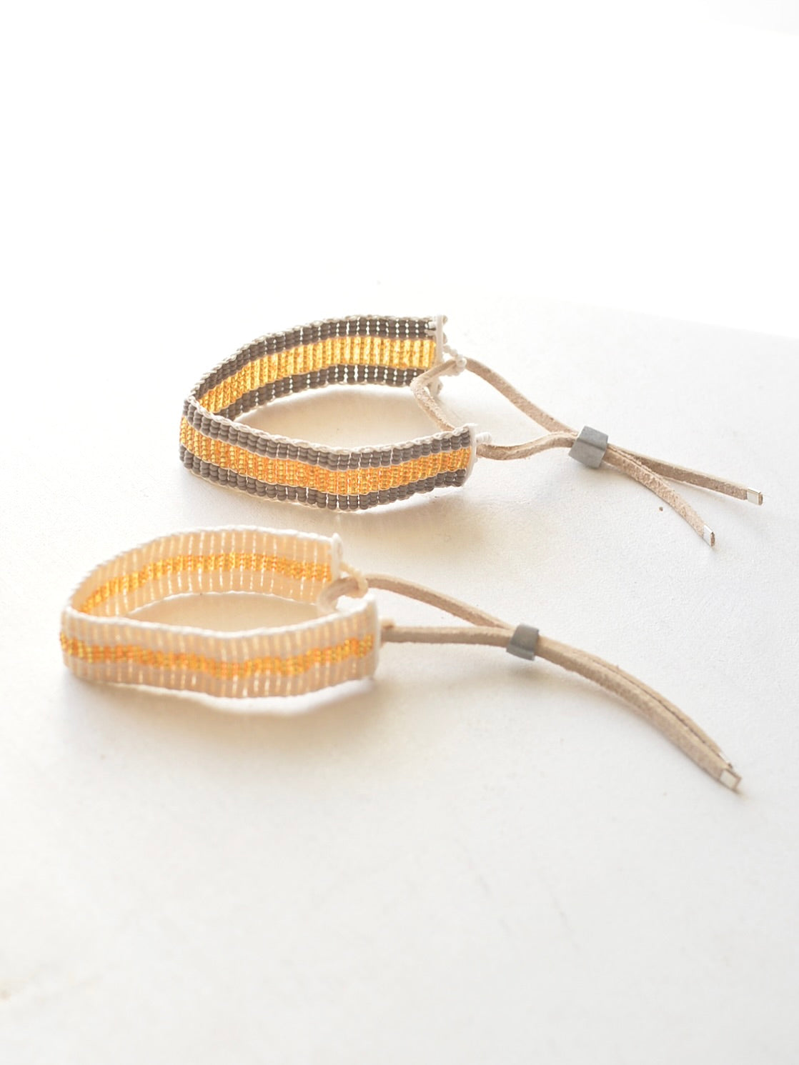 ビーズブレスレット ストライプ