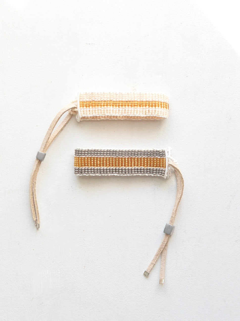 ビーズブレスレット ストライプ