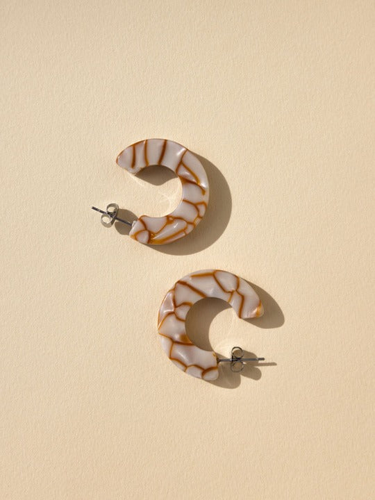 サスティナブル フープピアス MINI Dandelion