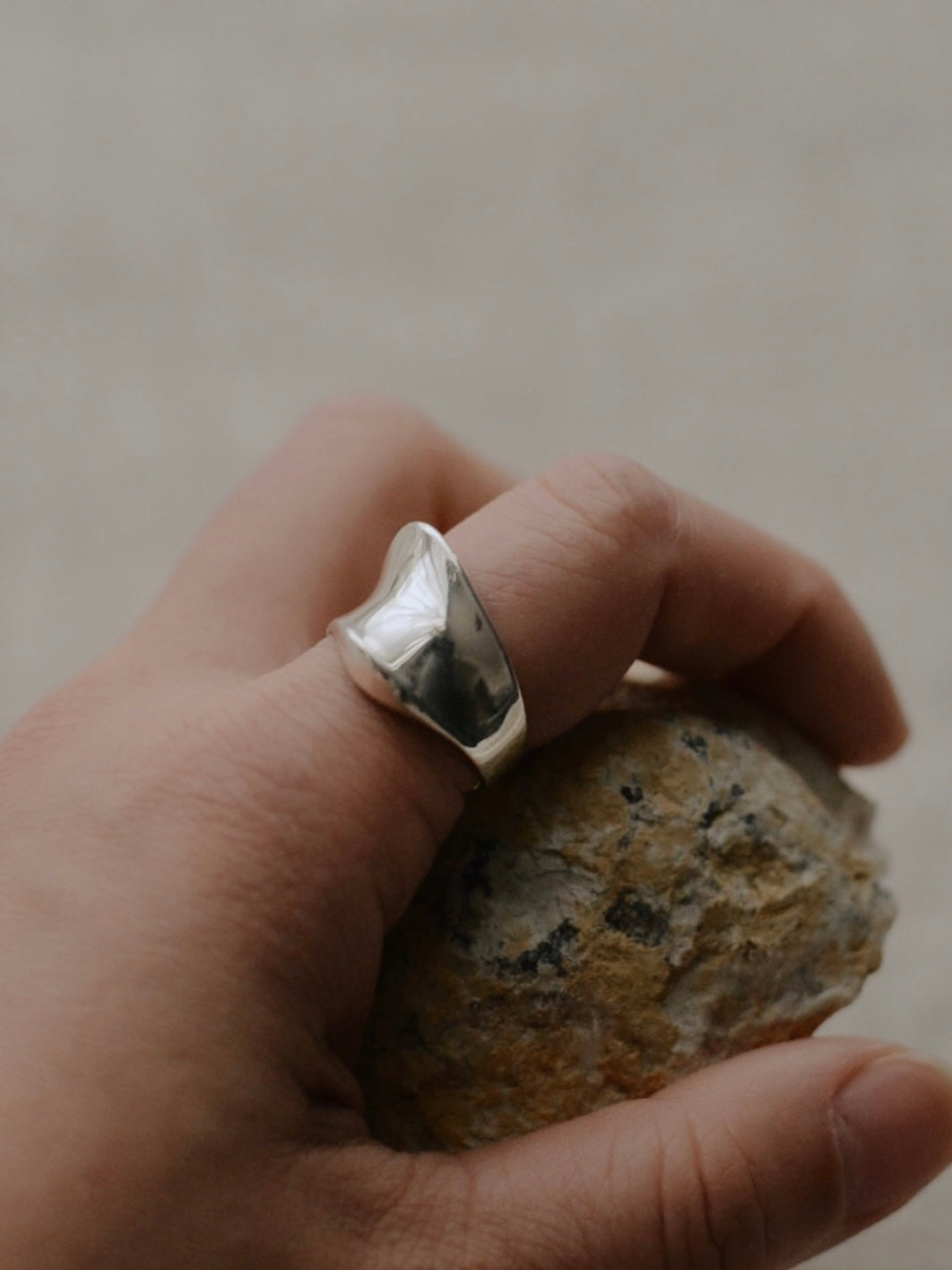 Mexican Silver925 ウェーブリング