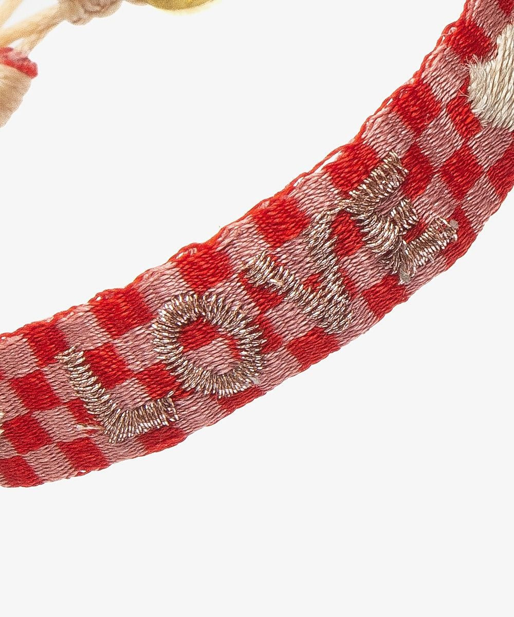 GUANABANA 手織りブレスレット MANTRA LOVE