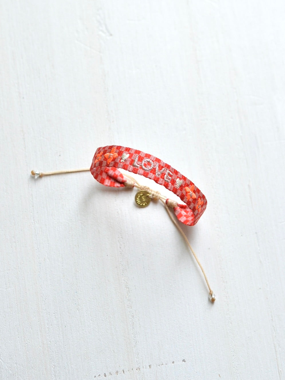 GUANABANA 手織りブレスレット MANTRA LOVE