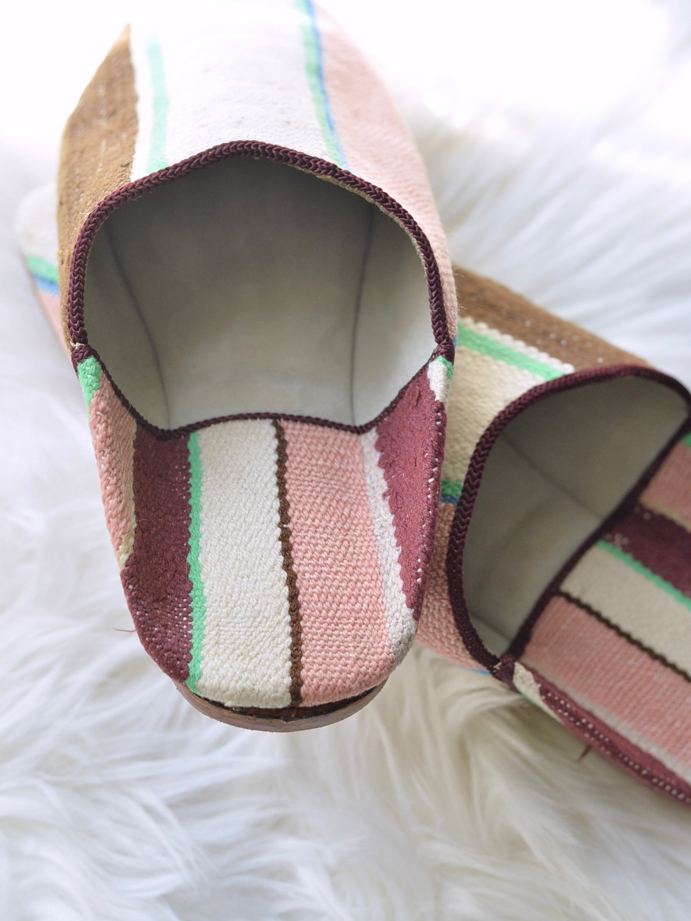 ヴィンテージHIKE 外履きバブーシュ(約24.5~25cm)