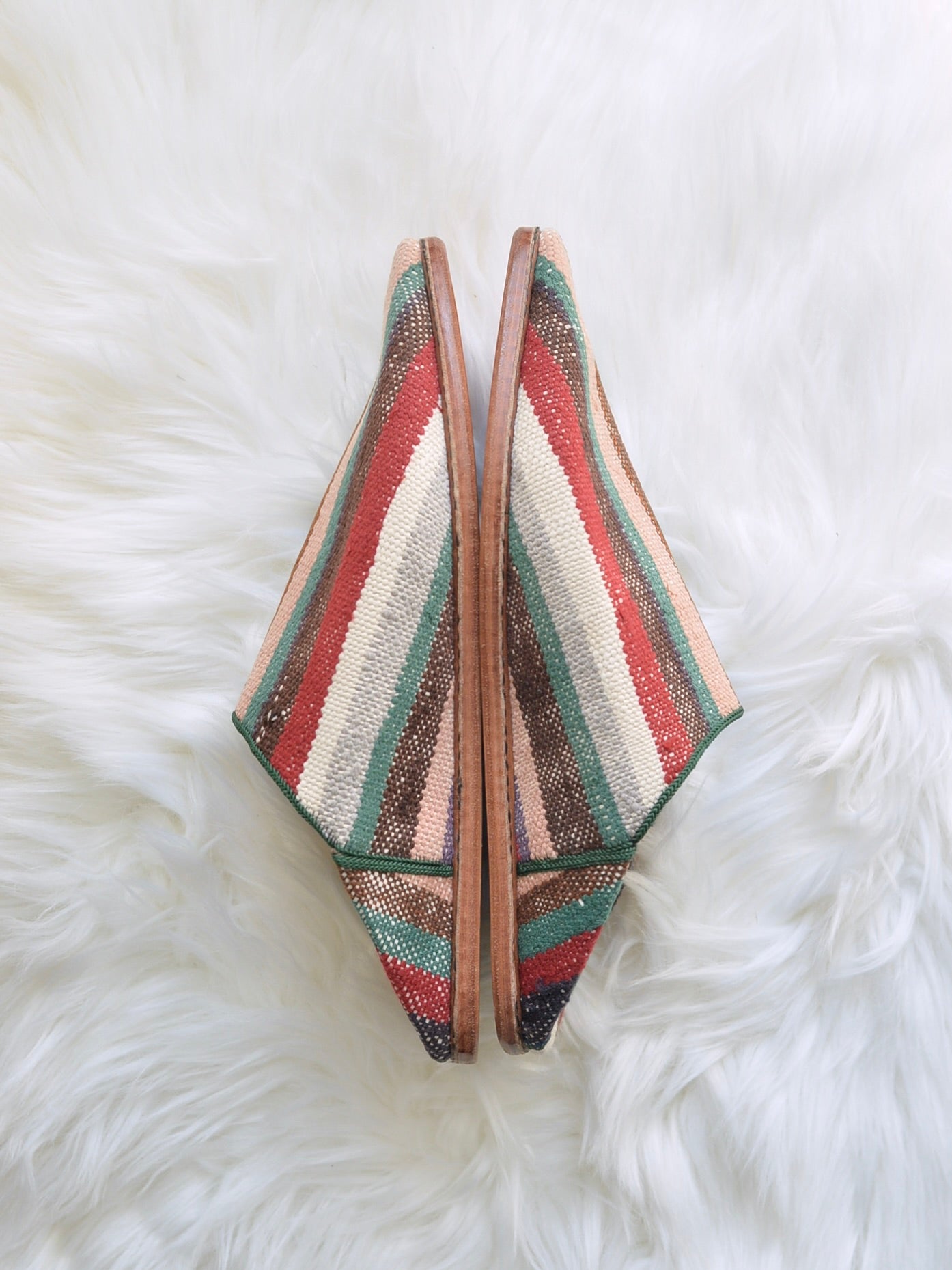 ヴィンテージHIKE 外履きバブーシュ(約24.5cm)