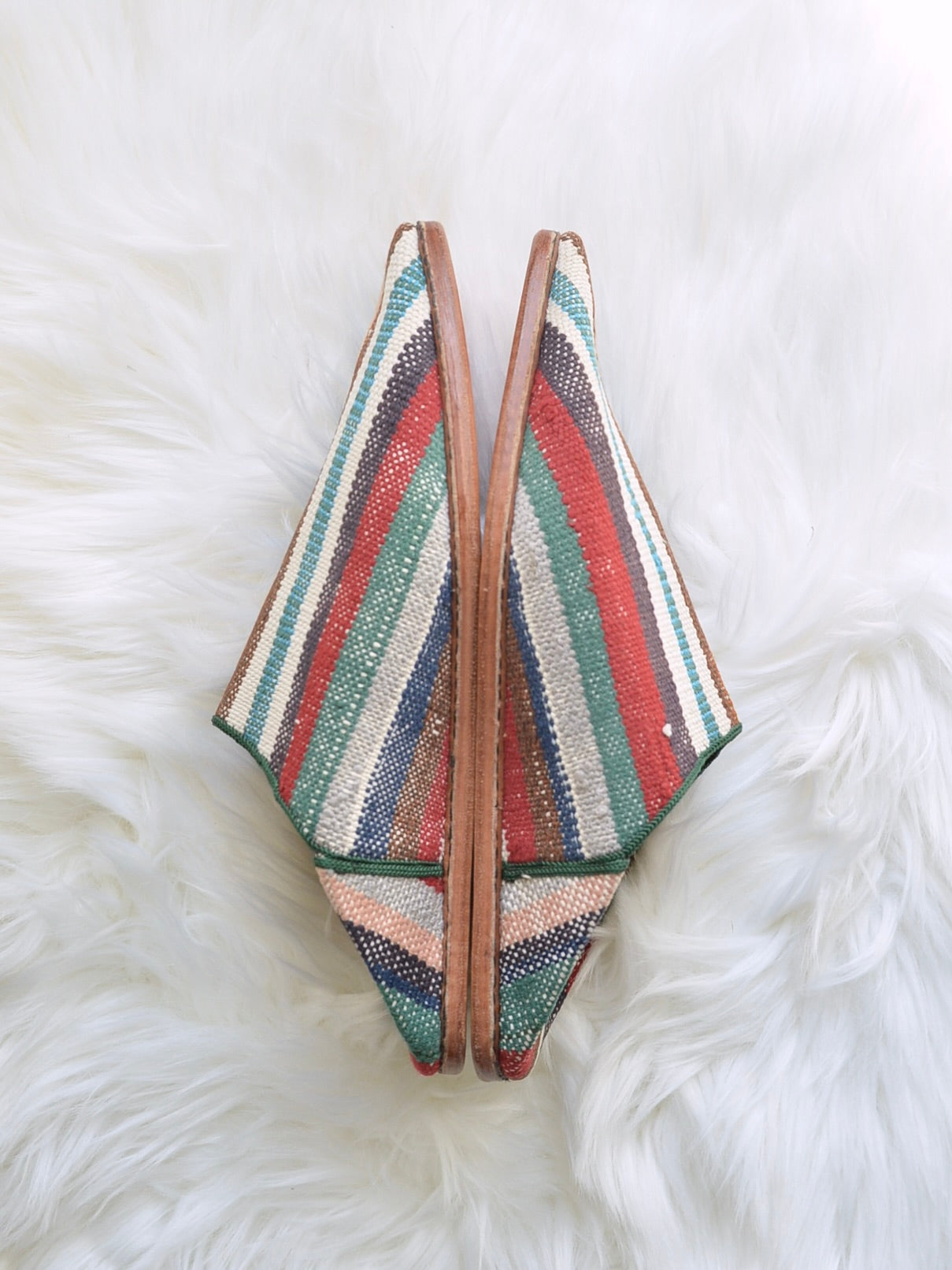 ヴィンテージHIKE 外履きバブーシュ(約24.5cm)