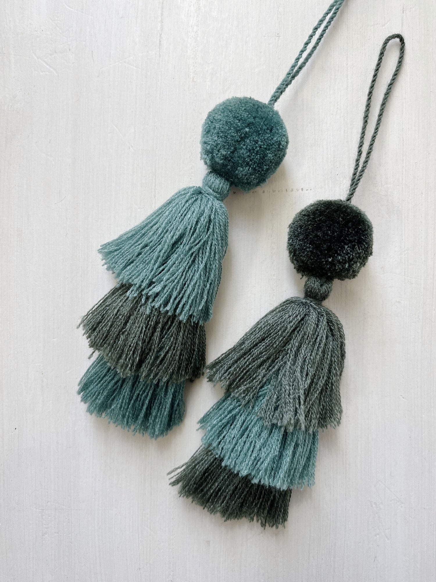 メキシコ ポンポン タッセルチャーム グリーン