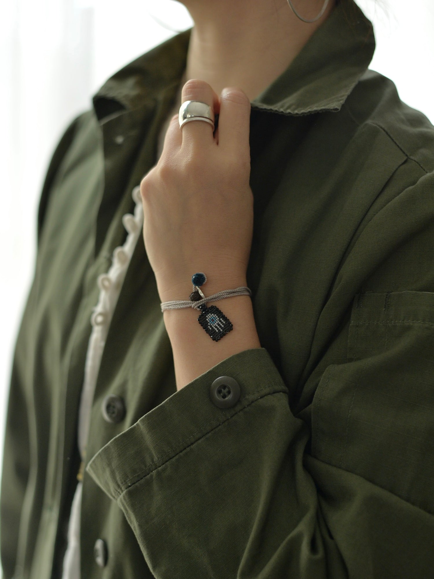 ビーズ刺繍 3way ネックレス