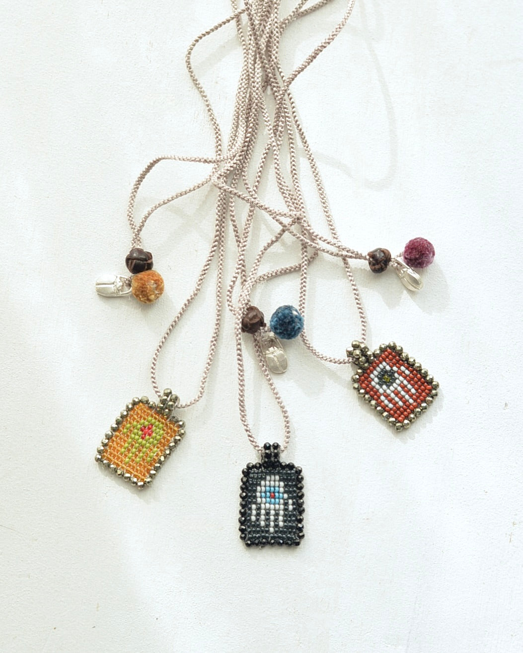 ビーズ刺繍 3way ネックレス